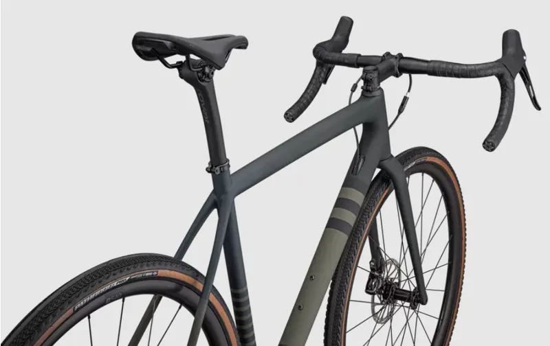 Specialized Crux Comp Gravel Road Bike 2023 in Satin Forest Green Metallic Deep Lake-2